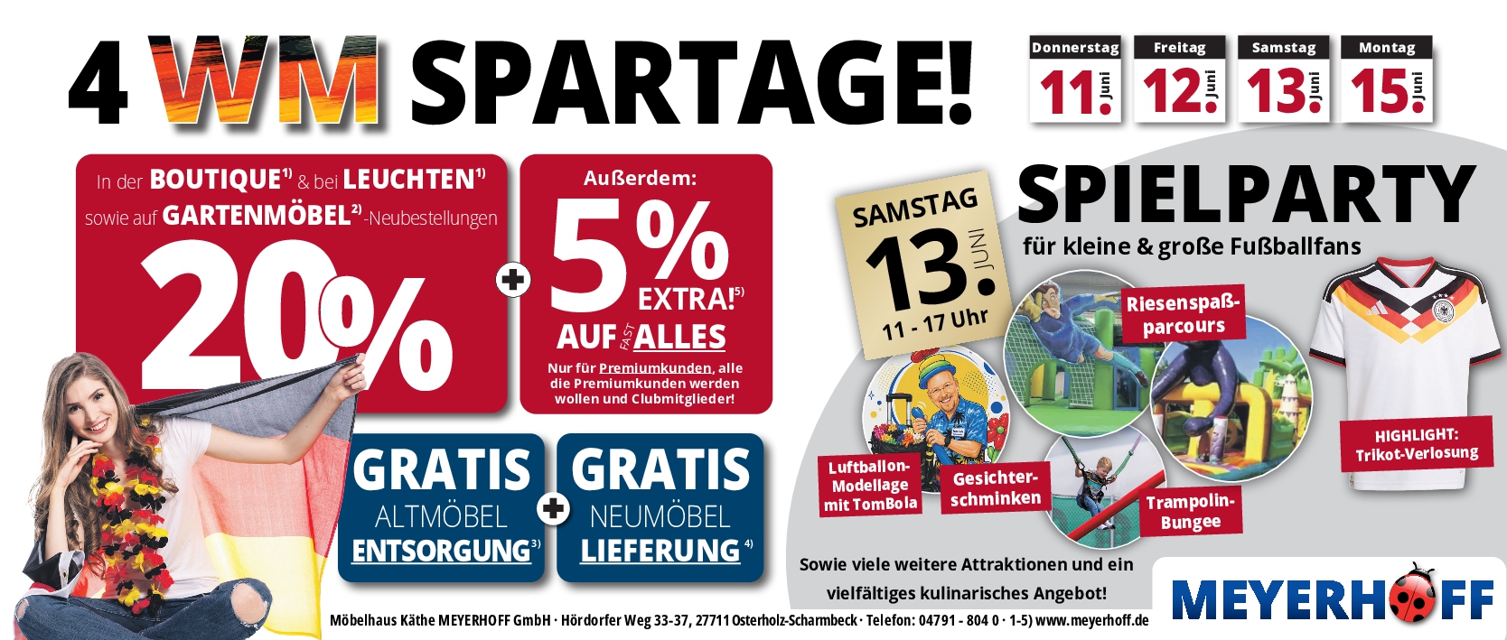 Vorteils-Wochen WMSpielparty