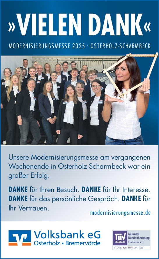 Danke Modernisierungsmesse 26./27.4.25