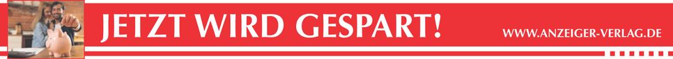 Jetzt wird gespart