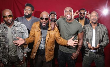 Naturally 7 gilt als eine der weltbesten A-Cappella-Bands. Bekannt sind die Sänger hier insbesondere durch ihre Zusammenarbeit mit Sarah Connor und Helene Fischer. Foto: eb