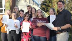Hatten eine schöne und vor allem lehrreiche Zeit im Ausland: die Auszubildenden zur Pflegeassistenz der Berufsbildenden Schulen Osterholz-Scharmbeck.  Foto: eb