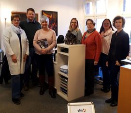 Martina Michelsen, Leiterin der VHS und das Team der VHS freuen sich auf ein spannendes Semester Frühjahr/Sommer 2019.  Foto: mr