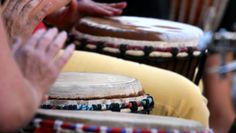 Der Kurs „Ratta-Zittong“ verspricht viel Spaß beim Trommeln auf Kongas. Foto: Adobe Stock / Anja Liefting