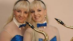 Die Zwillinge Claudia und Carmen bieten eine einzigartige Show. Foto eb