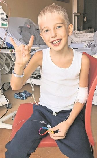 Maurice braucht Hilfe, damit er überleben kann! Am 24. Februar können sich alle gesunden 17- bis 55-Jährigen in der Grundschule Wallhöfen von der DKMS typisieren lassen. Foto: DKMS