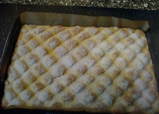 Meikes Stepdeckenkuchen mit Quark-Puddingcreme: Da bekommt man doch direkt Appetit! Foto: Meike