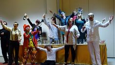 Fleißig proben die Schauspieler, damit beim Premierenabend von „Die Maske des roten Todes“ nichts schiefgeht. Foto: khe