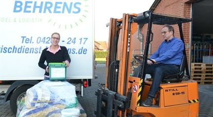Der ehemaligen landwirtschaftliche Hof in der Wörpedorfer Straße 40 ist auch heute noch Sitz von Frischdienst Behrens. Foto: ui