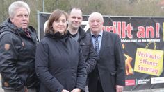 Reiner Westphal, Carolin Nowak, Stefan Molkentin und Hinrich Breden (von links) sind auch in diesem Jahr vom Erfolg des Innenstadt-Events überzeugt.  Foto: jm