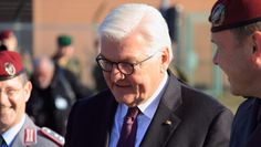 Mit Frank-Walter Steinmeier besuchte am 18.Februar 2019 erstmalig ein Bundespräsident die Fallschirmjäger-Kaserne in Seedorf.  Fotos: ls