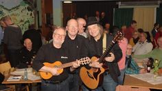 „Die „Tüdelboys“, die älteste Boygroup Norddeutschlands mit Konrad Lorenz, „Goofie“ Frese und Jürgen Rau feierten in Iselersheim einen musikalischen Unterhaltungsabend der Extraklasse.  Foto: im