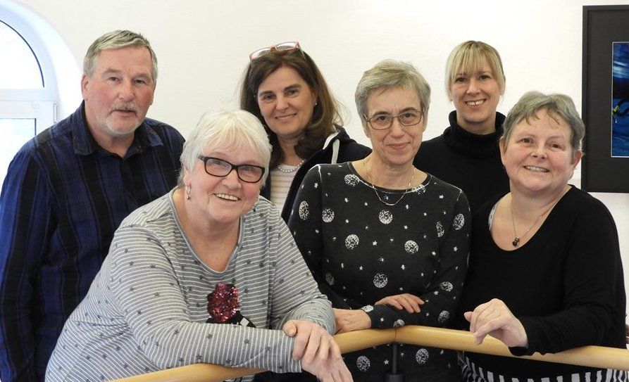 Von links: Horst Schröder (1. Vorsitzende), Brigitte Schröder (Beisitzerin), Carla Peinemann (2. Vorsitzende), Verena Thürey (Kassenwartin), Wiebke Ruschmeyer (Schriftführerin), Angela Petermann. (Beisitzerin). Foto:  eb