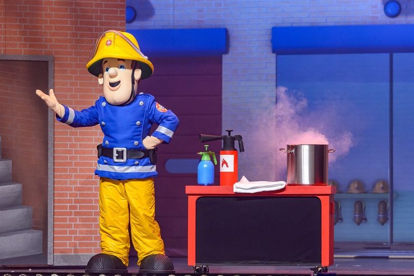 Feuerwehrmann Sam muss den Zirkus retten. Foto: Theater auf Tour/ Van_Hoorne