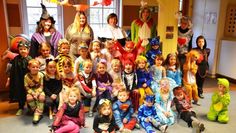 Ausgelassen feierten die Kinder ihr Faschingfest. Fotos: eb