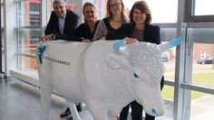 Foto: Hoffen auf viele kreative Ideen für das Open-Air-Fest auf dem Campusgelände. Von links: Torsten Rohde, Susanne von Essen, Kathrin Bahr und Bettina Preißner.  Foto: sr