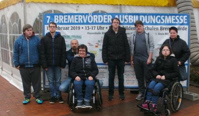 Die Abschlussstufe 3 der Helga-Leinung-Schule hat kürzlich die Ausbildungsmesse besucht und viele interessante Informationen erhalten. Foto: eb
