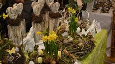 Wunderschöne Osterfloristik kann bei der Frühlingsausstellung erworben werden. Foto: eb