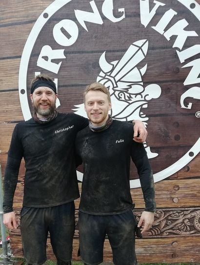 Christopher Gevatter (li.) und Felix W. aus Hülseberg. Foto: eb