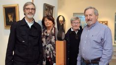 Klaus Noormann (v.l.n.r.), Almute Anglada-Lemkau, Friedegund Viehbrock und Ruud Witte freuen sich auf viele Besucher der abwechslungsreichen Ausstellung in der Mühle Malstedt.  Foto: ls