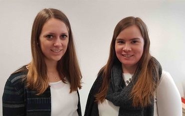 Foto (v.links): Milena Mehrtens und Annika Baldt Foto: eb