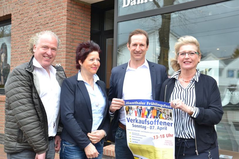 Stellten das umfangreiche Programm zum WIR-Frühlingsfest vor (von links): Michael Timm, Martina Dammann, Sven Behrens und Anja Dähncke.  Foto: ui