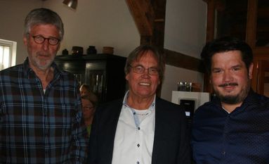 Foto v. l. n. r. Dr. Ulrich Kütz, Vizepräsident, Claus Kleyboldt, Präsident, Tobias Meyer, Schatzmeister Golfclub Lilienthal. Foto: eb