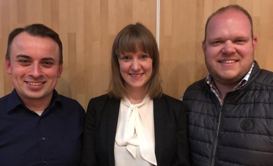 Die Mitglieder wählten Marie Jordan als Vorsitzende, Marcus Oberstedt und Stefan Haake sind zukünftig stellvertretende Vorsitzende. Foto: eb