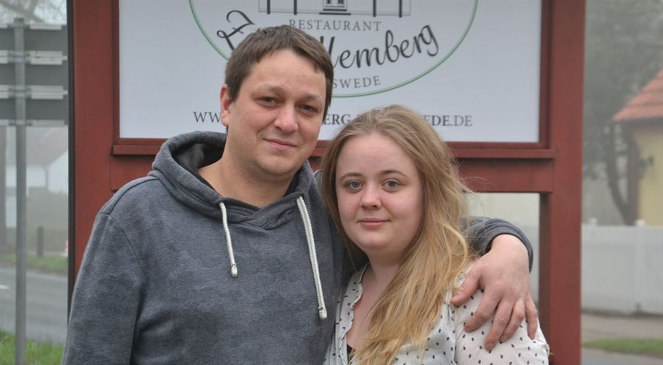 Sarah und Jan Martini betreiben seit dem 1. April das Restaurant „Zum Hemberg“ in Worpswede.  Foto: ui