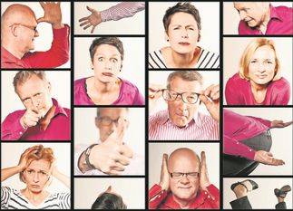 Jede Show ist einmaling: instant impro kommen am 12. Mai wieder in den Kulturhof Heyerhöfen.  Foto: Manja Herrmann
