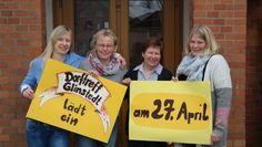 Auf den Besuch der Glinstedter freut sich das Dorftreff-Team: Sandra Pape, Christina Brandt, Sandra Hocke und Birthe Blanken.