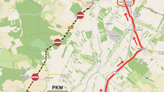 Statt der offiziellen Umleitung zu folgen, empfiehlt der WIR Privat-Pkwfahrern den Weg über Vollersode und Ostersode. Foto: openstreetmap.de/ Desmedia
