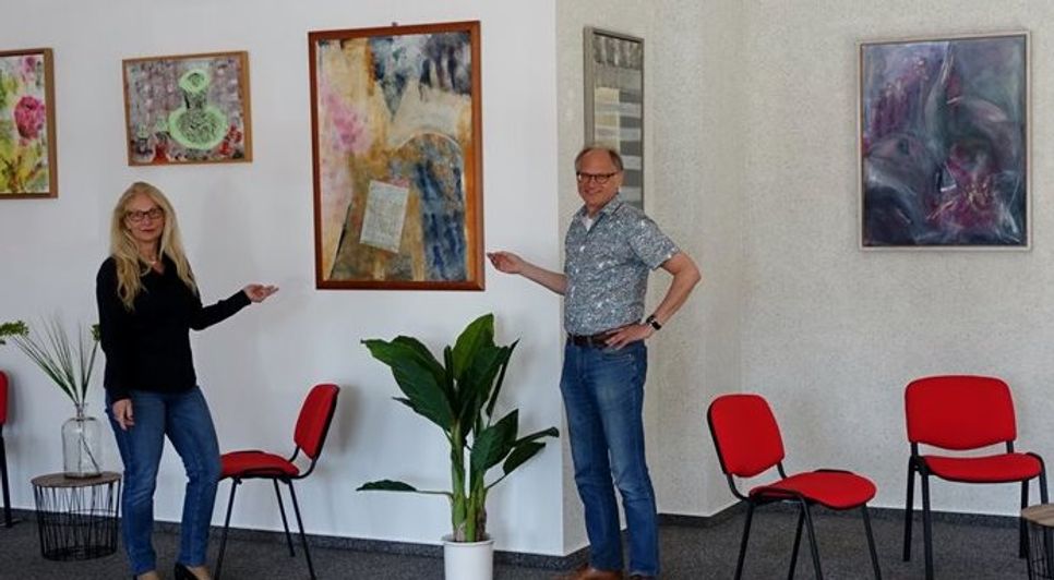 Bärbel Mittelstädt und Dr. Andreas Völsch haben für ihren ,,Marien- Treff“ viele kreative Ideen umgesetzt. Foto: khe