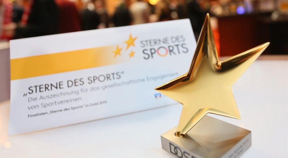 Mit dem Vereinswettbewerb „Sterne des Sports“ würdigen der DOSB und die deutschen Volksbanken Raiffeisenbanken die Arbeit der Vereine. Foto: eb