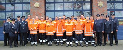 Die Feuerwehren in Geestequelle freuen sich über 15 neue Feuerwehrmänner und -frauen. Foto: eb