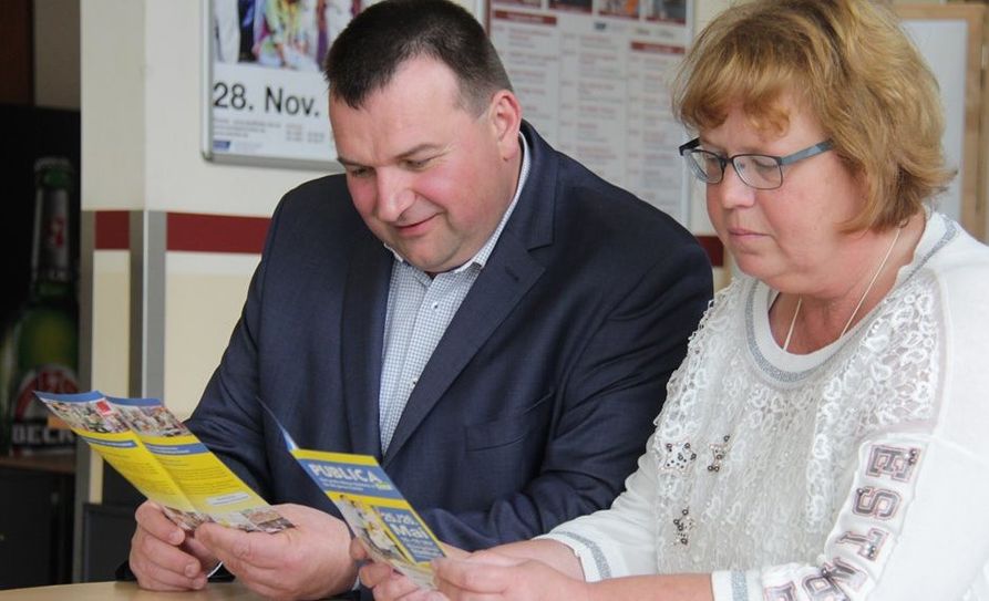 Matthias Renken und Elvira Kleyboldt freuen sich auf die Publica am letzten Mai-Wochenende. 
 Foto: jm