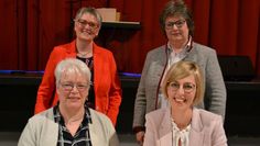 Hinten von links: Anne-Dörthe Neumann, Dörte Stellmacher; vorn von links: Anne-Katrin Bullwinkel, Martina Warncken.  Foto: ui