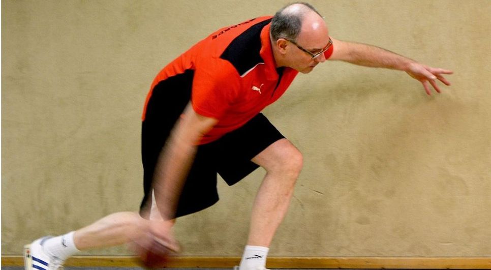 Marcus Ettel von der Kegelabteilung des TSV Bremervörde im Einsatz. Foto: Ralf G. Poppe