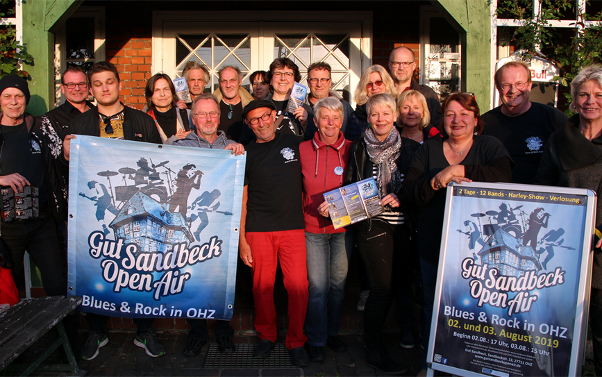 Das gemeinsame Vorbereitungstreffen zum Gut Sandbeck Open Air 2019 war ein voller Erfolg.  Foto: eb