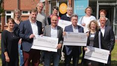 Sechs Umwelt- und Klimaschutzprojekte erhielten von den Osterholzer Stadtwerken Spenden über insgesam 19.000 Euro aus einem neuen Fond. Die nächste Ausschüttung soll 2020 erfolgen. Foto: jm