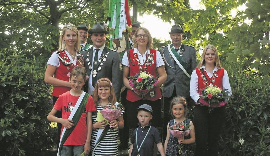 Die junge Königsfamilie um König Tim Kase wird ein letztes Mal groß gefeiert. Foto: Archiv