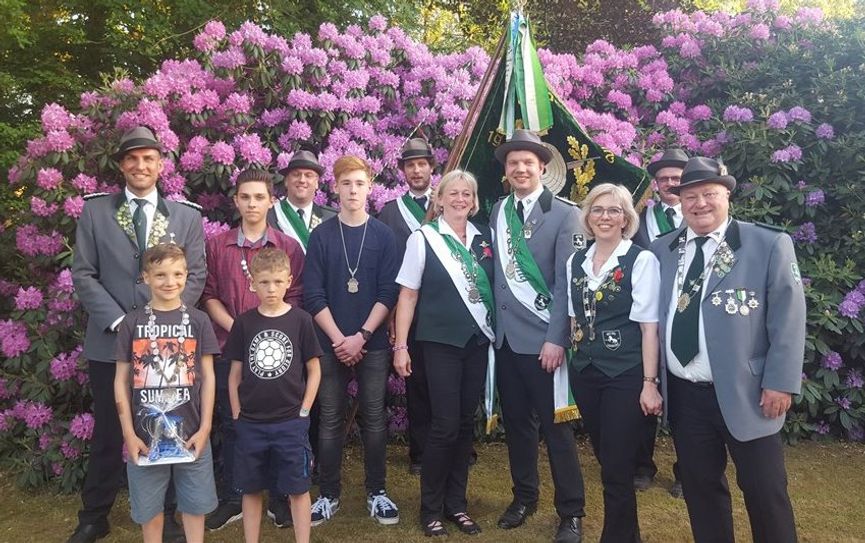 Das Königshaus des Schützenvereins Oldendorf u. Umg. e.V. von 1919. Foto: eb