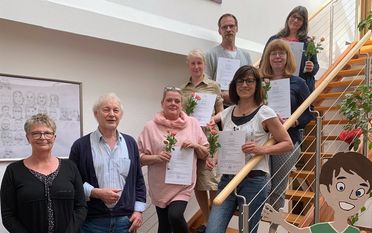 Die Teilnehmer freuten sich über ihre abgeschlossene Qualifizierung. Foto: eb