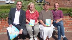 Jörg Heine, Bärbel Gramberg, Ilka Dilba und Peter Jeschke (v.li.) haben ein umfangreiches Ferienprogramm 2019 organisiert.  Foto: hc