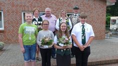 Die noch amtierende Königsfamilie in Oerel freut sich auf ein schönes Fest. Foto: eb