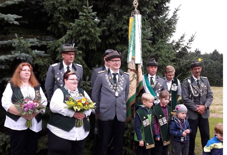 Die amtierende Königsfamilie wird am 29. und 30. Juni noch einmal gebührend gefeiert. Foto: eb