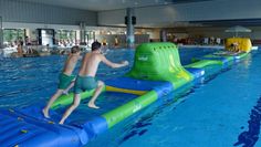 Einen Riesenspaß für die ganze Familie mit verschiedenen Wettbewerben zum Mitmachen gibt es am Freitag, 5. Juli von 14 bis 18 Uhr im Allwetterbad bei der Poolympiade.  Foto: eb