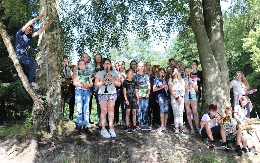 Die Schüler und Schülerinnen des Fachbereichs Musik freuen sich auf viele Besucher zu ihrem Sommerkonzert. Foto: eb