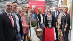 Vertreter der vier Siegerprojekte wurde vergangene Woche in die Geschäftsstelle der Sparkasse nach Osterholz-Scharmbeck eingeladen.  Foto: jm