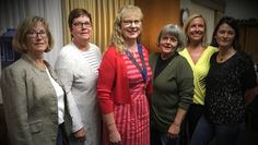 Angela Harms, Internationaler Dienst, Clubmeistgerin Hildegard Hessen, Präsidentin Marlies Wilkens-Tomczak, Vize-Präsidentin Marianne Knabbe, Ulrike Schloen, Sekretärin und Clubkorrespondentin und Schatzmeisterin und Internetbeauftragte Uta Cordes (v.l.). Foto: eb
