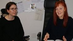 Das Team der Teilhabeberatung Aller-Weser-Wümme e.V. in Lilienthal. Hier stehen den Ratsuchenden die Psychologin Christiane Stöckler und die Juristin und Sozialpädagogin Karen v. Grote (v. li.) zur Verfügung. Karen v. Grote berät Hilfesuchende jetzt auch im Osterholzer Rathaus.